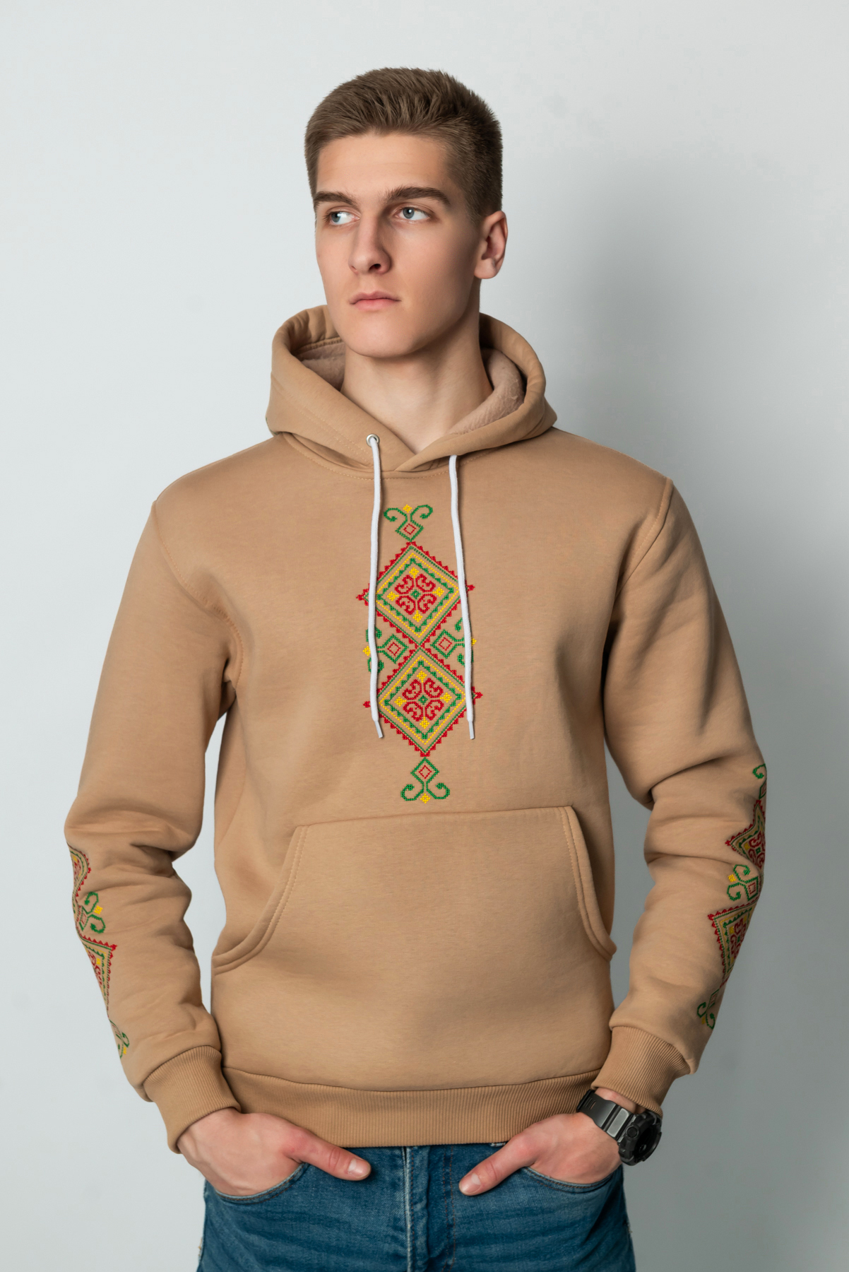 Džemperis su gobtuvu (unisex) - antras paveikslėlis