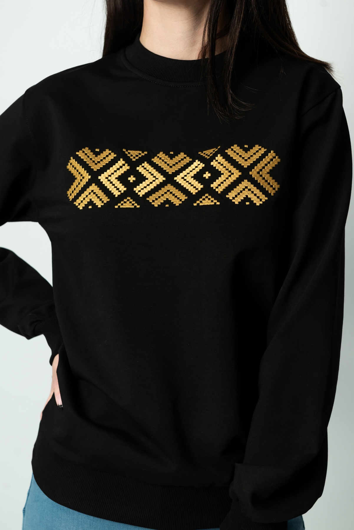 Džemperis be gobtuvo (unisex) - antras paveikslėlis
