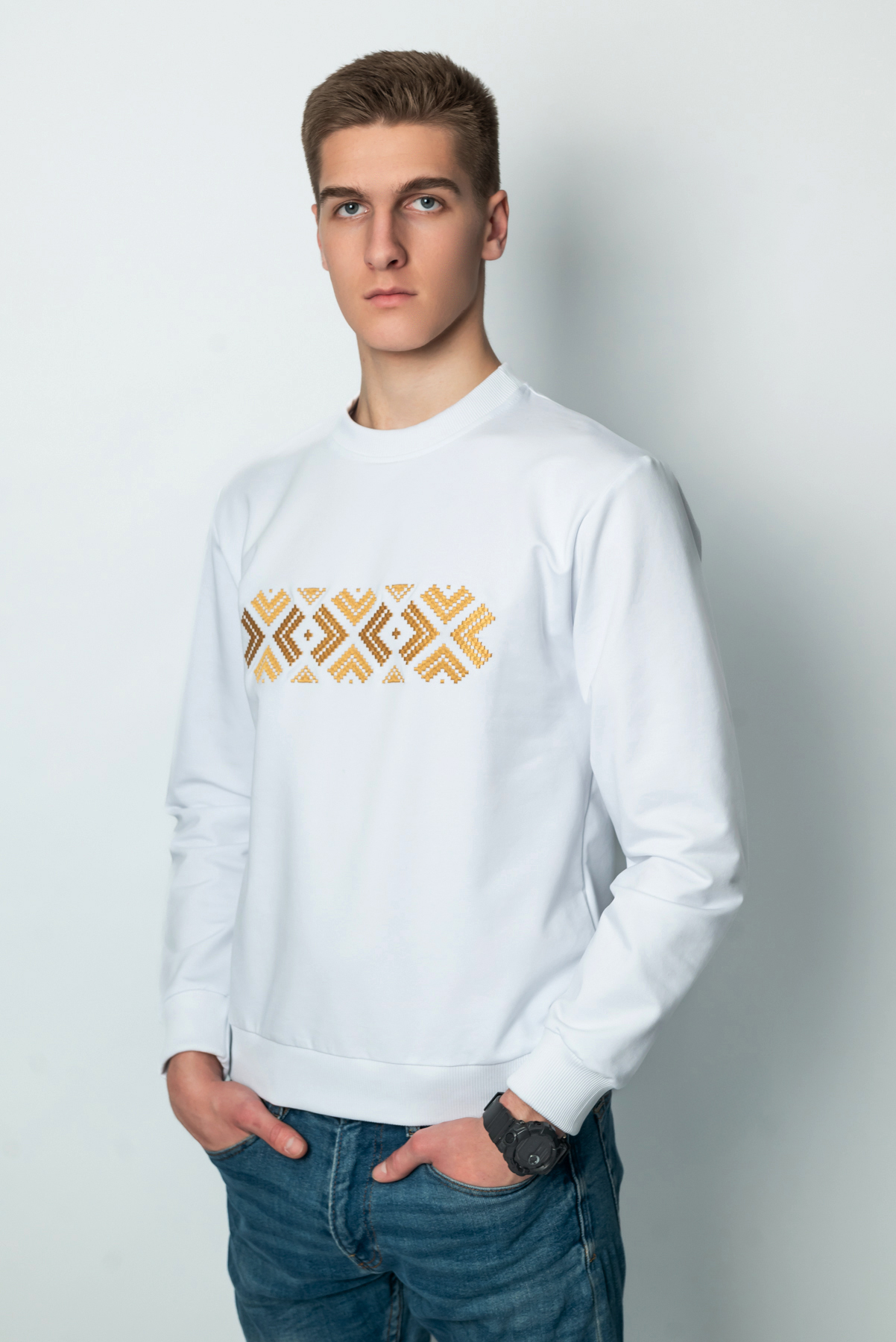 Džemperis be gobtuvo (unisex) - antras paveikslėlis