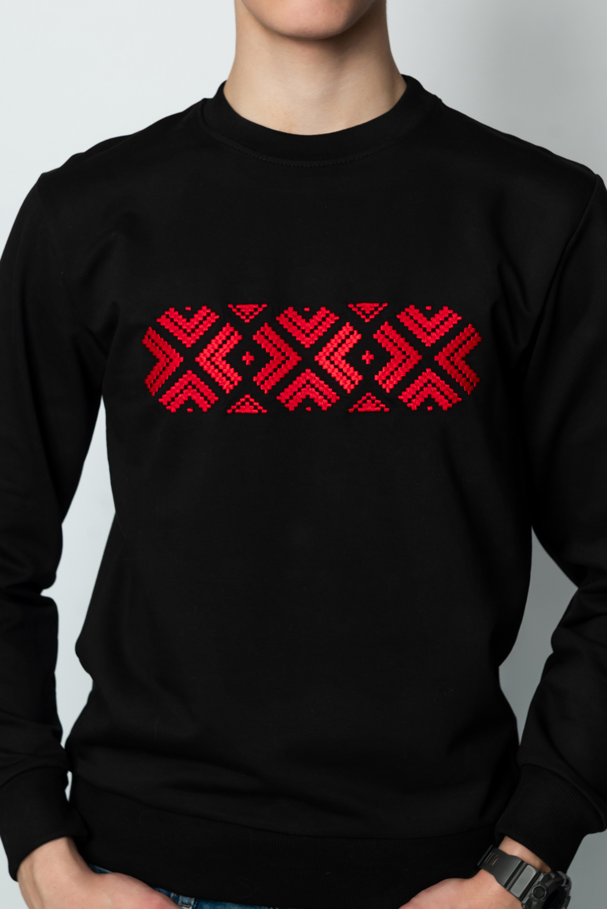 Džemperis be gobtuvo (unisex) - antras paveikslėlis