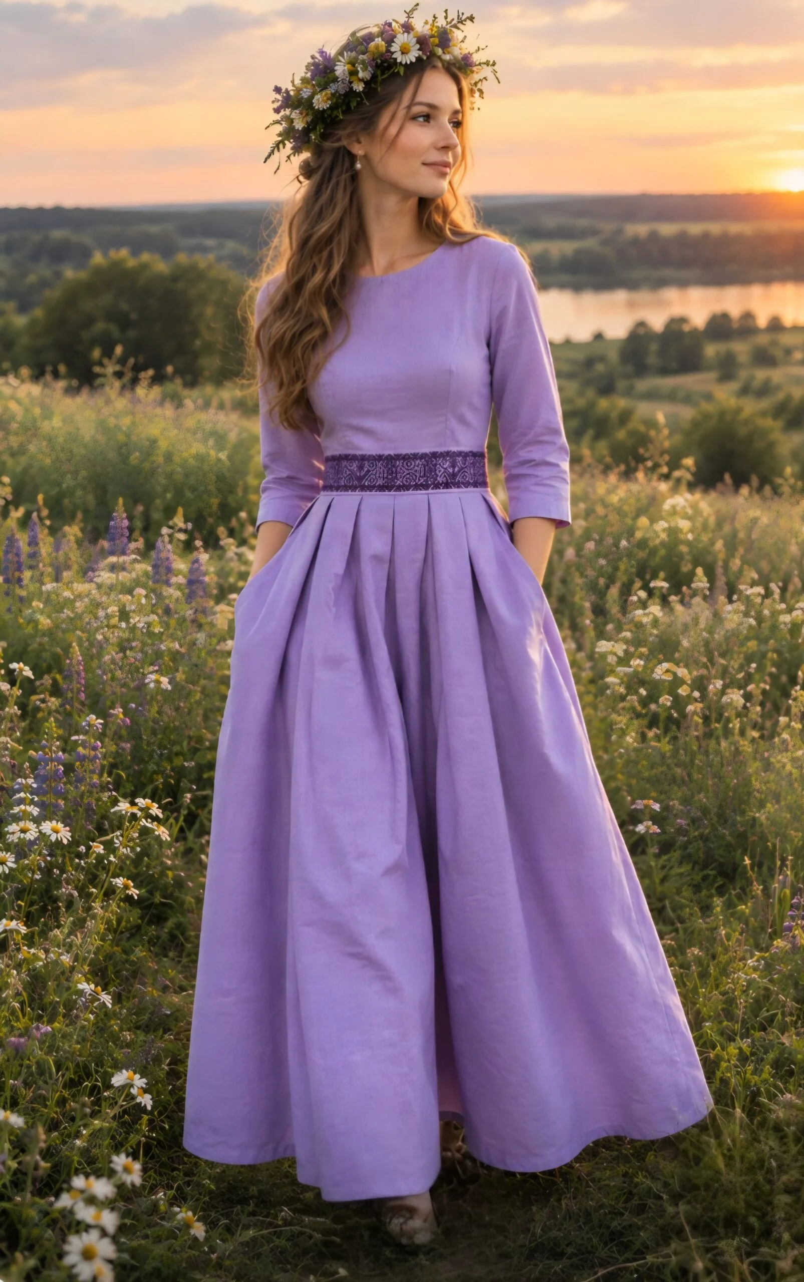 Suknelė LEVANDŲ MAGIJA